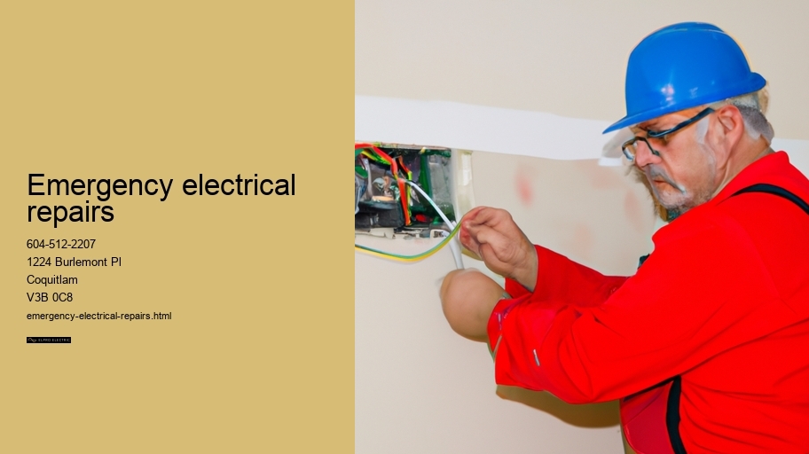 Emergency electrical repairs